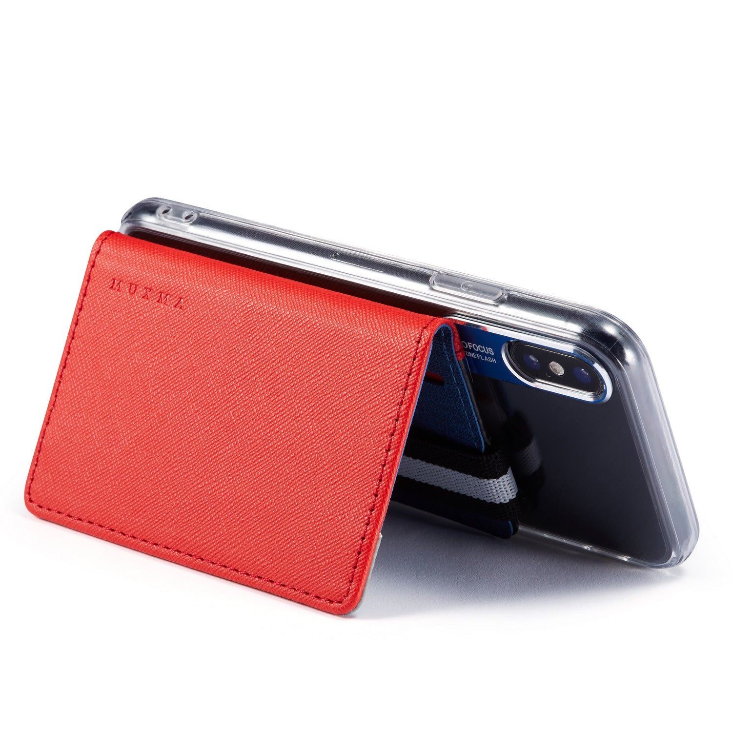 MUXMA MX110 Phone Card Holder Elastic Band Grip Phone Wallet RFID Blocking Adhesive Stick On Credit Card Pocket for Back of Phone Case MUXMA MX110 Phone Card Holder Elastic Band Grip Phone Wallet RFID Blocking Adhesive Stick On Credit Card Pocket for Back of Phone Case